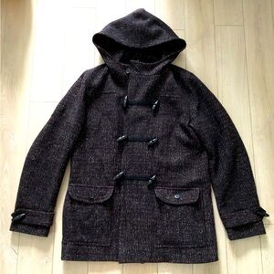 DIOR Homme AW2008 Wool Hooded Duffle Coat Japan Exclusive Men’s 48EU Italy